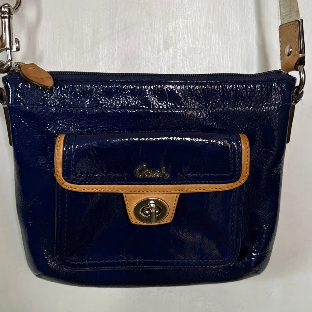 Coach Navy Blue Crossbody Bag